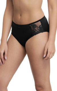 Vintage Floral Low Rise Hipster M / Black - amanté Panty thumbnail 1